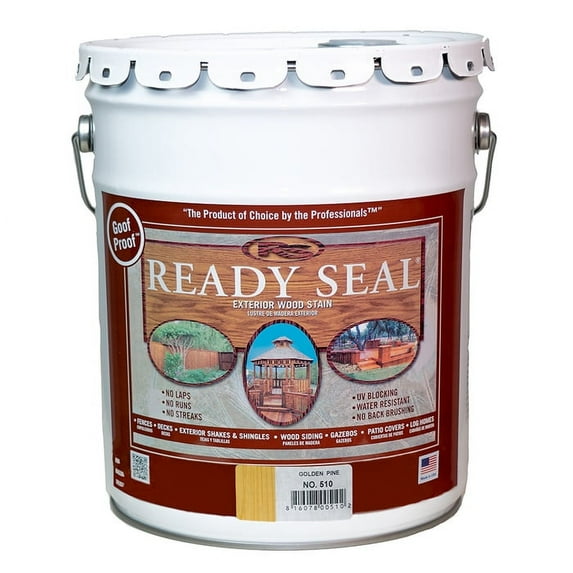 2-Pack of 5 gal Ready Seal 510 Golden Pine Exterior Stain & Sealer For Wood