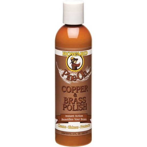 2-Pack of 8 oz Howard 8033 Pine-Ola Copper and Brass Polish