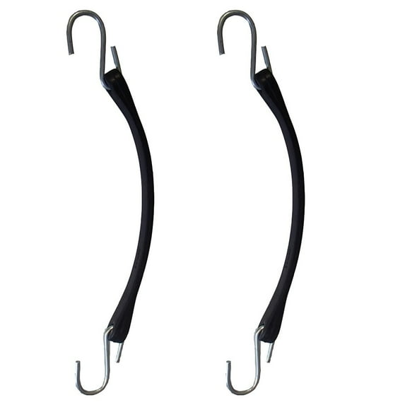 RAParts Set of (2) New 9" Bungee Cords For Truck / Trailer Tie Downs