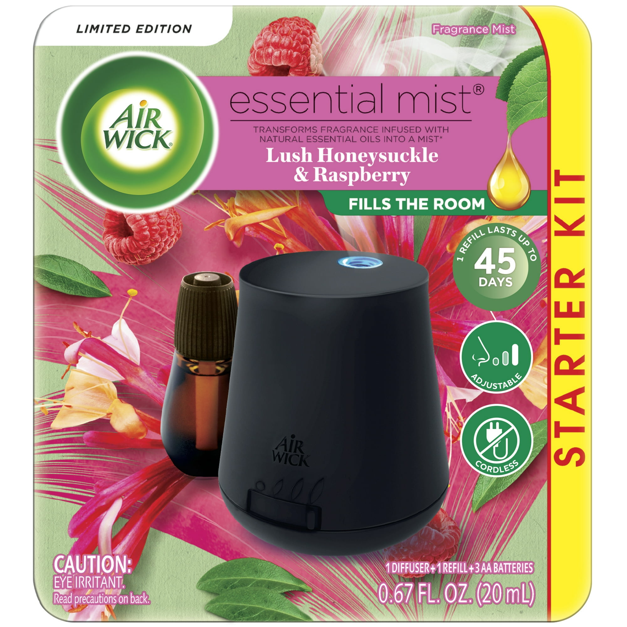 Air wick essential mist refill 1 ct sandalwood essential oils clearance