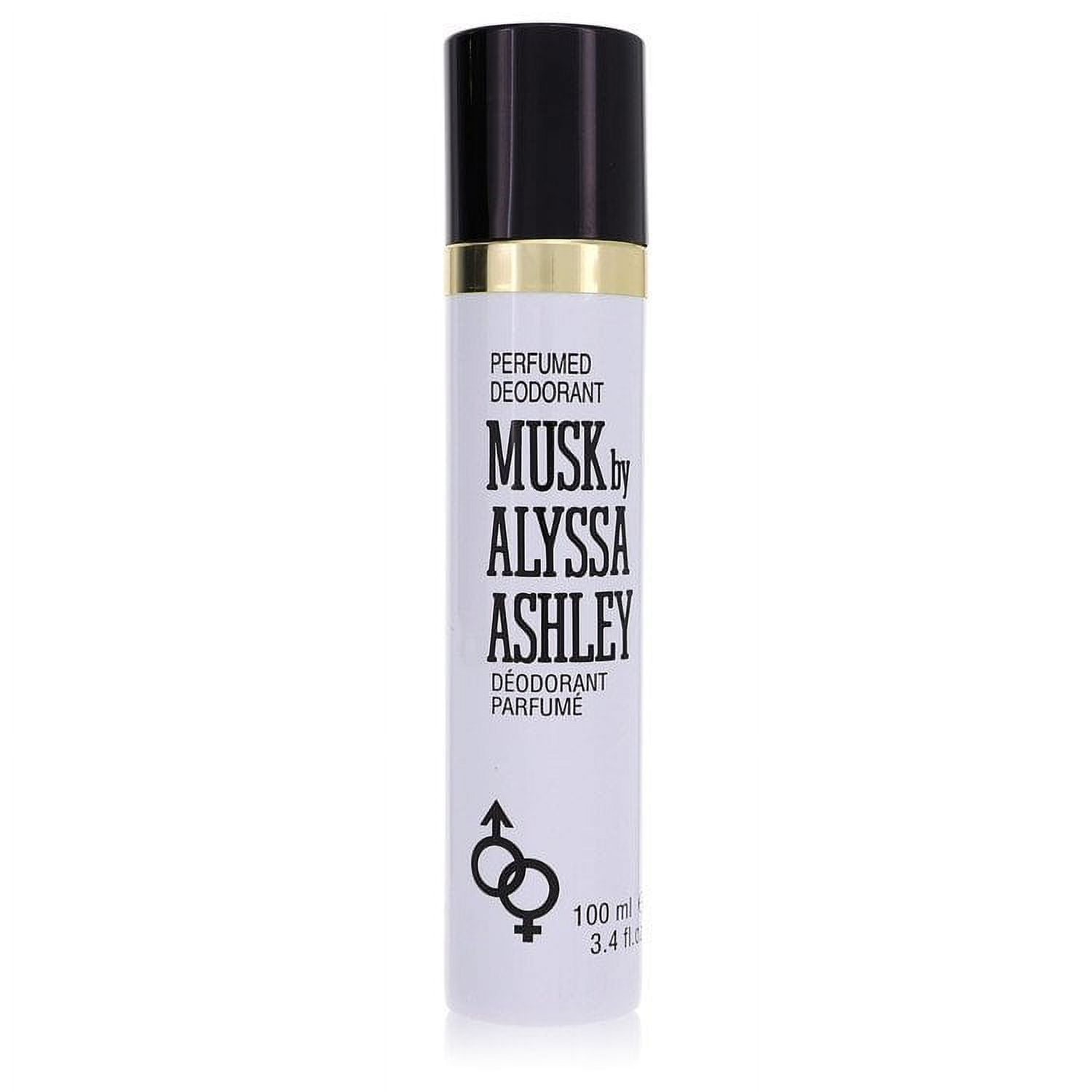 2 Pack  of Alyssa Ashley Musk by Houbigant Deodorant Spray 3.4 oz For Women