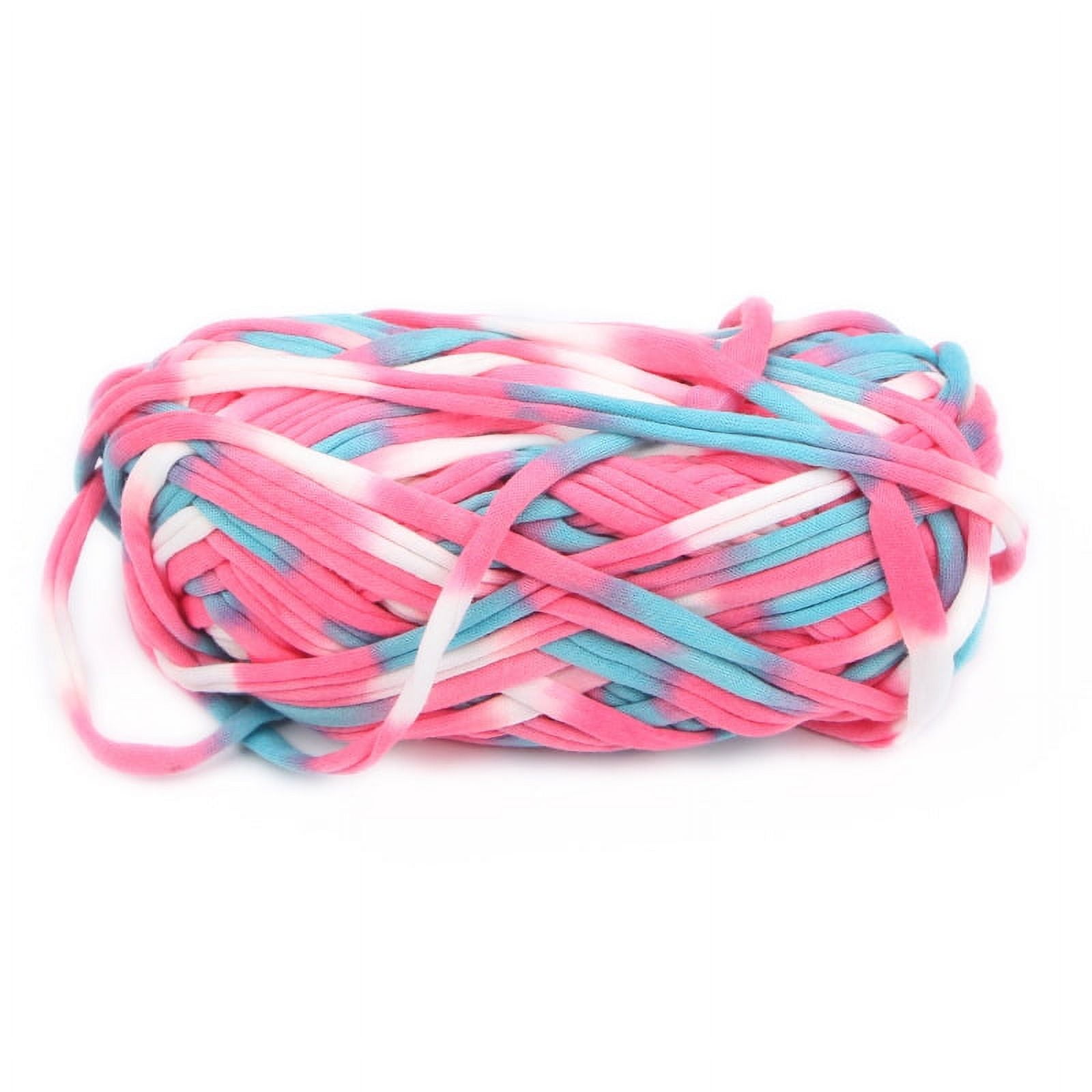 T-shirt yarn for crocheting baskets, bags, rugs and home decor. Pink –  Knitznpurlz