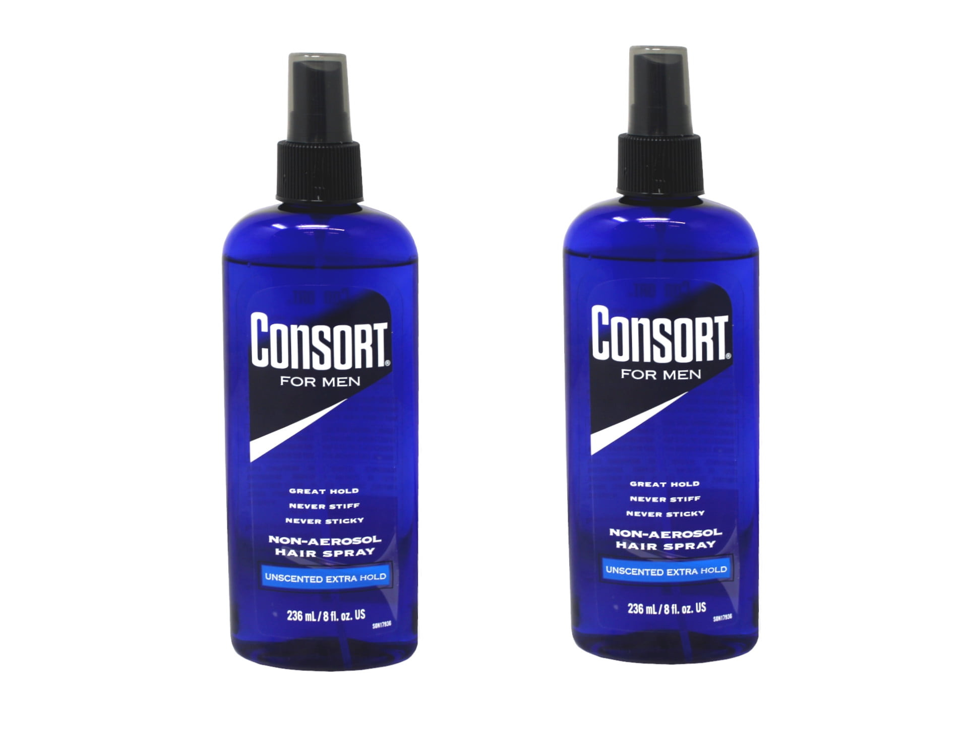 Consort, Hair Spray, 8 Ounce, Unscented Extra Hold 2 Pack - Walmart.com