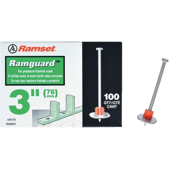 2 Pack of ITW BRANDS 09176 .300x3-Inch Ram Drive Pin, 100-Pack