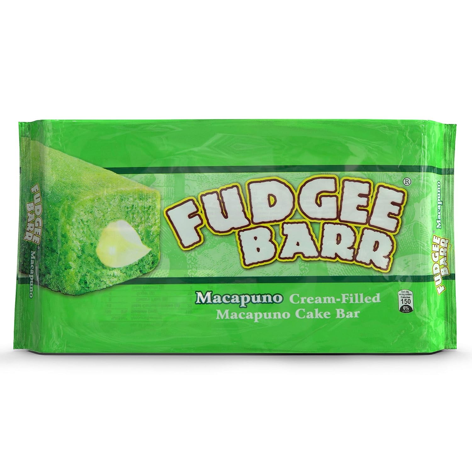 2 Pack of Indivually Wrapped Cream Filled Snack Cakes, Macapuno, 41g