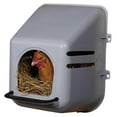 2 Pack of Large Wall Mount Egg Nesting NEST Boxes with Perch for