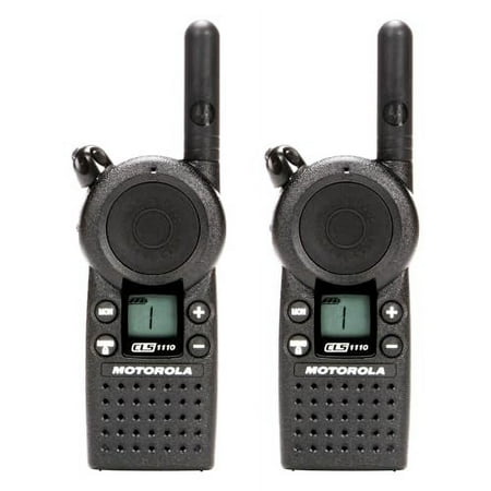 2 Pack of Motorola CLS1110 Two Way Radio Walkie Talkies (UHF)
