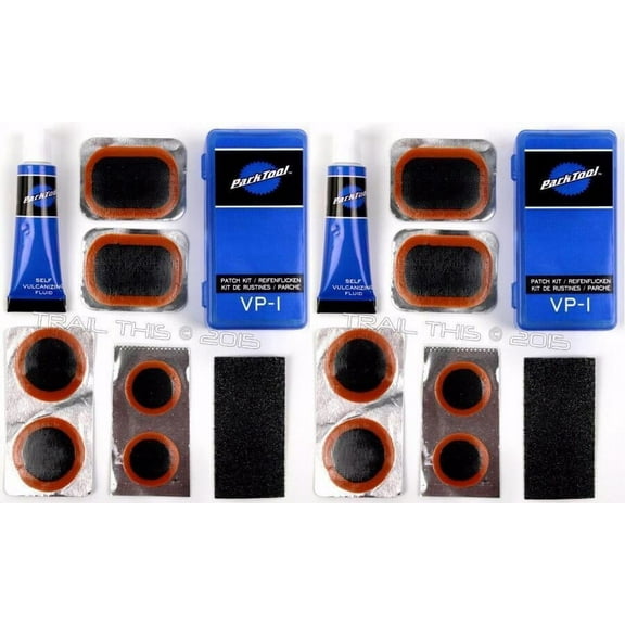 2 Pack of Park Tool VP-1 Bicycle Tube Vulcanizing Repair Patch Kits