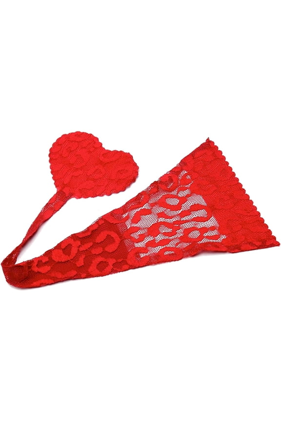 2 Pack of Red Lace Strapless Panty Nude S Size, Seamless, Washable & Reusable No Show Hot Sexy Panty Lines