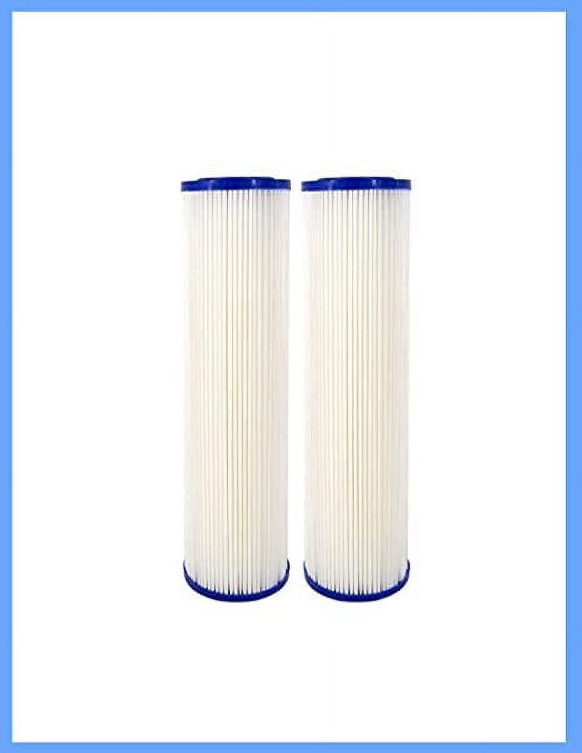 2 Pack of Replacement 0.35 Sub-micron Post-Filter for Whole House Water Filter Cartridge Systems