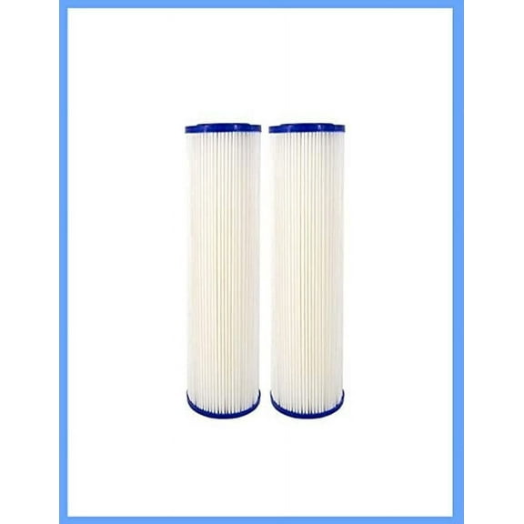 2 Pack of Replacement 0.35 Sub-micron Post-Filter for Whole House Water Filter Cartridge Systems