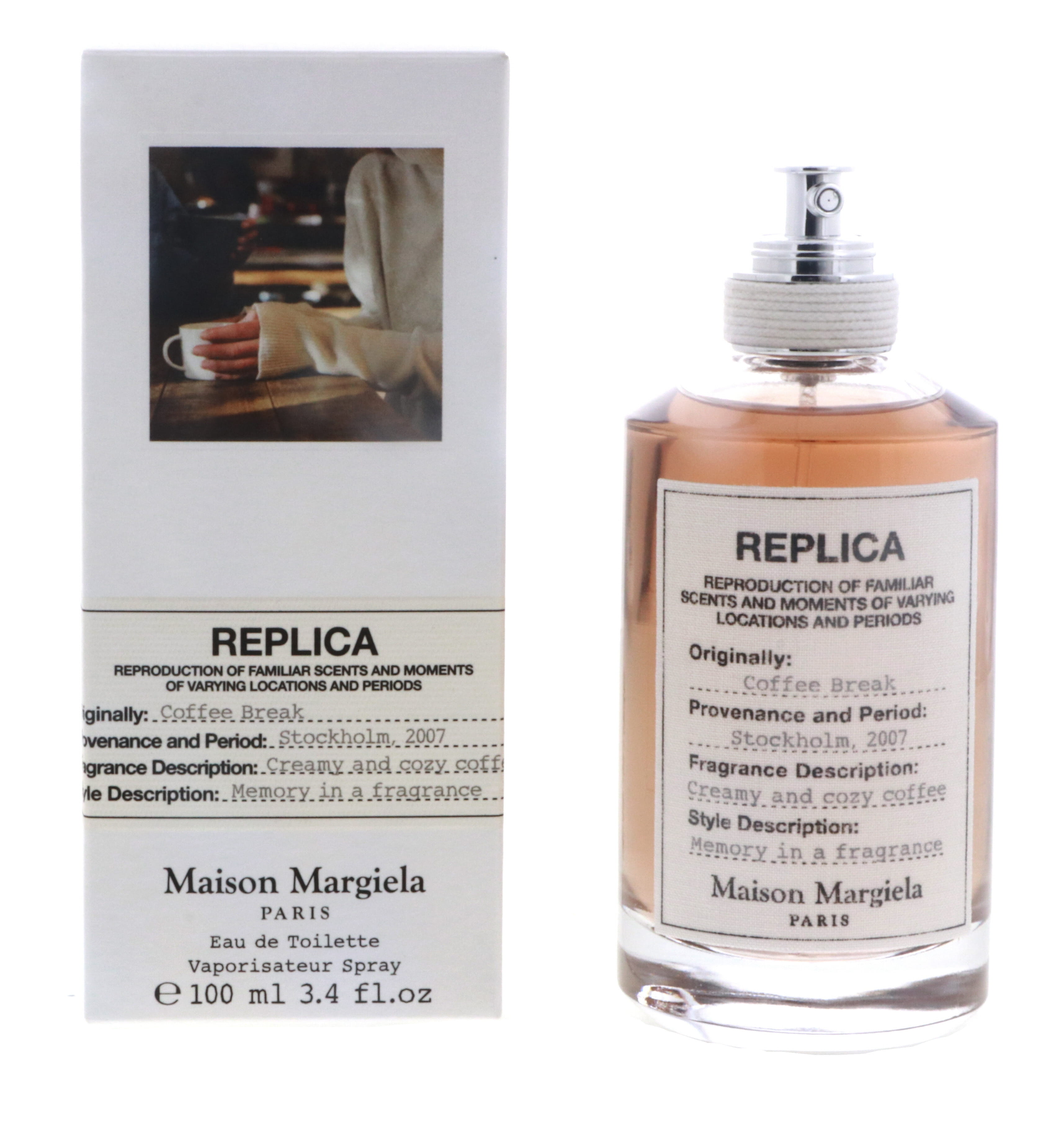 Maison Margiela Replica Coffee Break Eau De Toilette, 3.4 oz 2 Pack