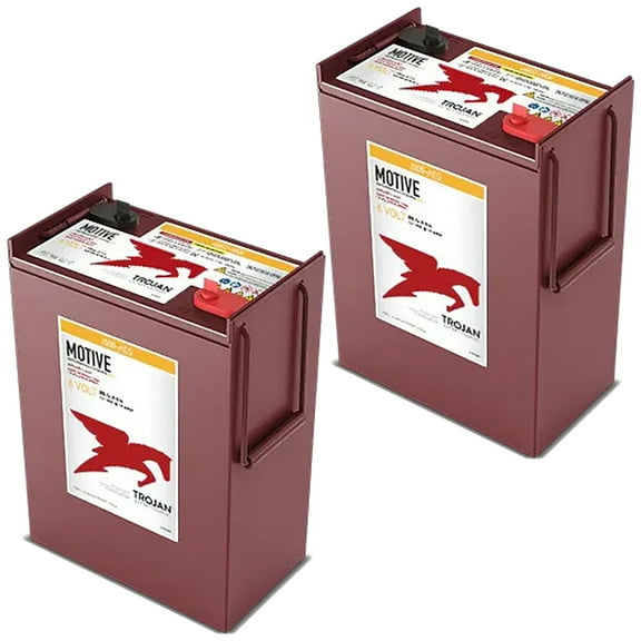 2 Pack of Trojan J305-AES 6V Superior Deep Cycling VRLA AGM Batteries