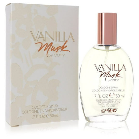 2 Pack of Vanilla Musk by Coty Cologne Spray 1.7 oz For Women