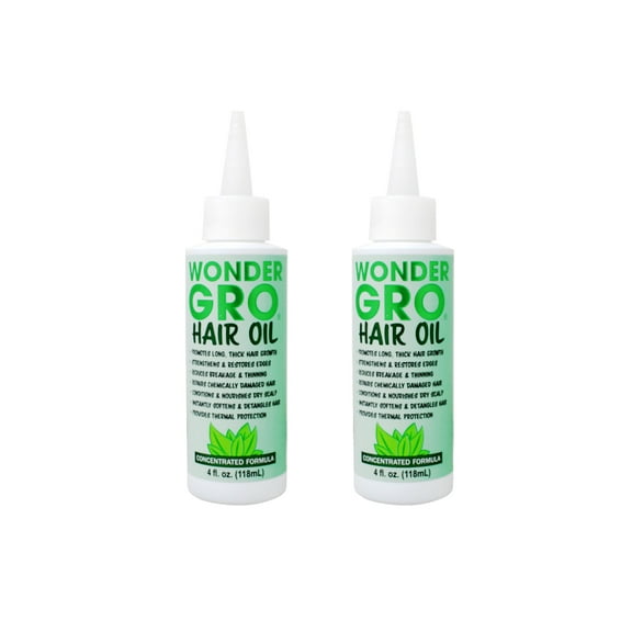 2 Pack of Wonder Gro Hair Growth Oil 4 Ounce