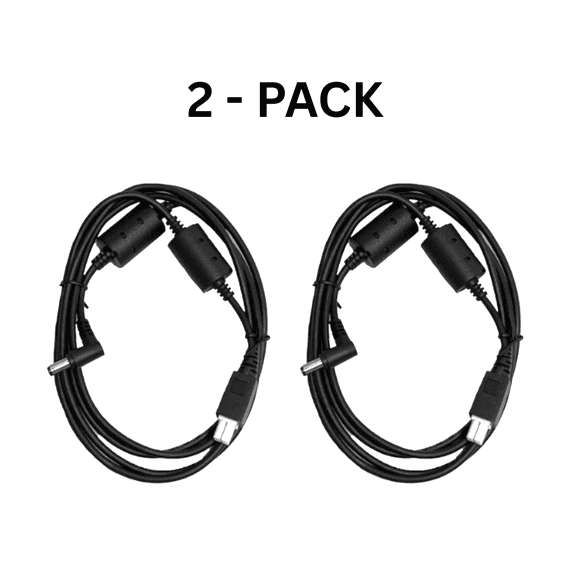 2-Pack of Zebra Assembly Cable - Power 12VDC- PN: CBL-DC-388A1-01