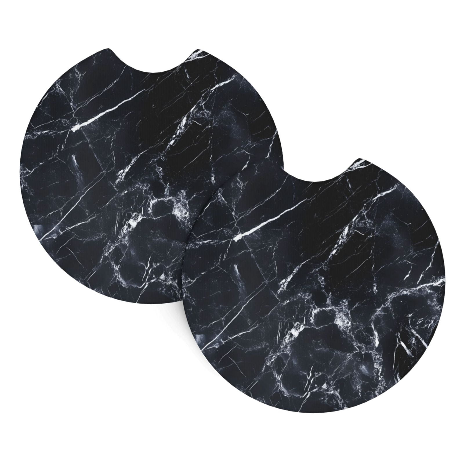 2 Package Car Coasters Drink Absorbable Rubber Base Cup Holder Coasters ...