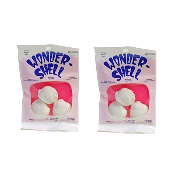 2 Packages Weco Wonder Shell Natural Minerals 3 Pack, Small - Total of 6 shells