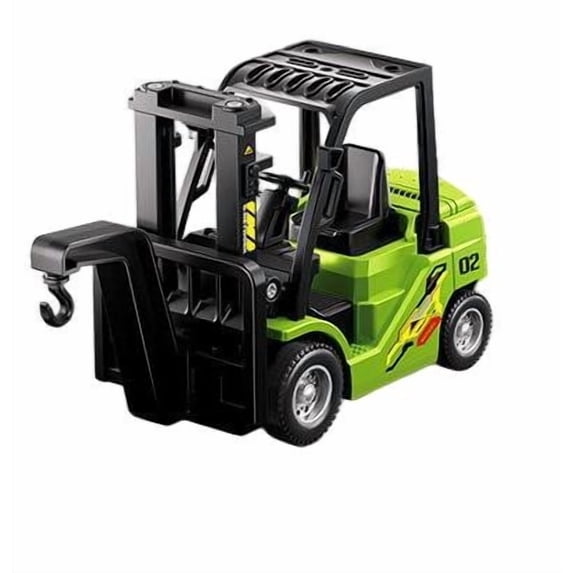 2 Packs 1:64 Mini Alloy Forklift Remote Control Toy, 2.4GHz RC Forklift Truck with Pallet, Strong Power & Speed Adjustment, Construction Vehicle Toy for , Engineering Vehicle Toy Gift for Age 3+