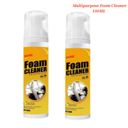 2 Packs 100ML Multipurpose Foam Cleaner,Car Seat Upholstery Strong Stain Remover, Strong Cleaner Spray for Car, Interior, Kitchen