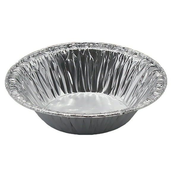 2 Packs 100pcs Disposable Aluminum Foil Baking Cups for Muffins Cupcakes Cake Baking Oven Safe Non Stick Reusable Mini Tart Pans for Party Desserts