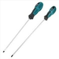 thumbnail image 1 of 2 Packs 12 Inches Long Slotted and Screwdriver Flat Blade Screwdriver Magnetic Screwdriver with Rubber Handle, 1 of 4