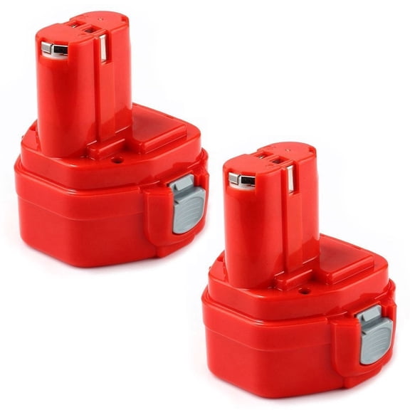 2 Packs 12 Volt 3600mAh Battery Replacement for Makita 12V Battery Ni-Mh 1200 1220 1201 PA12 1222 1233S 1233SA 1233SB 1235 192681-5 Battery Cordless Tools