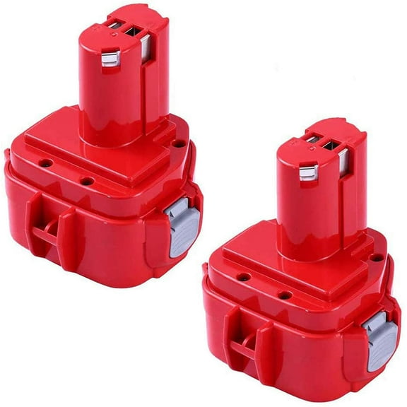 2 Packs 12 Volt 3600mAh Battery Replacement for Makita 12V Battery Ni-Mh 1200 1220 1201 PA12 1222 1233S 1233SA 1233SB 1235 192681-5 Battery Cordless Tools