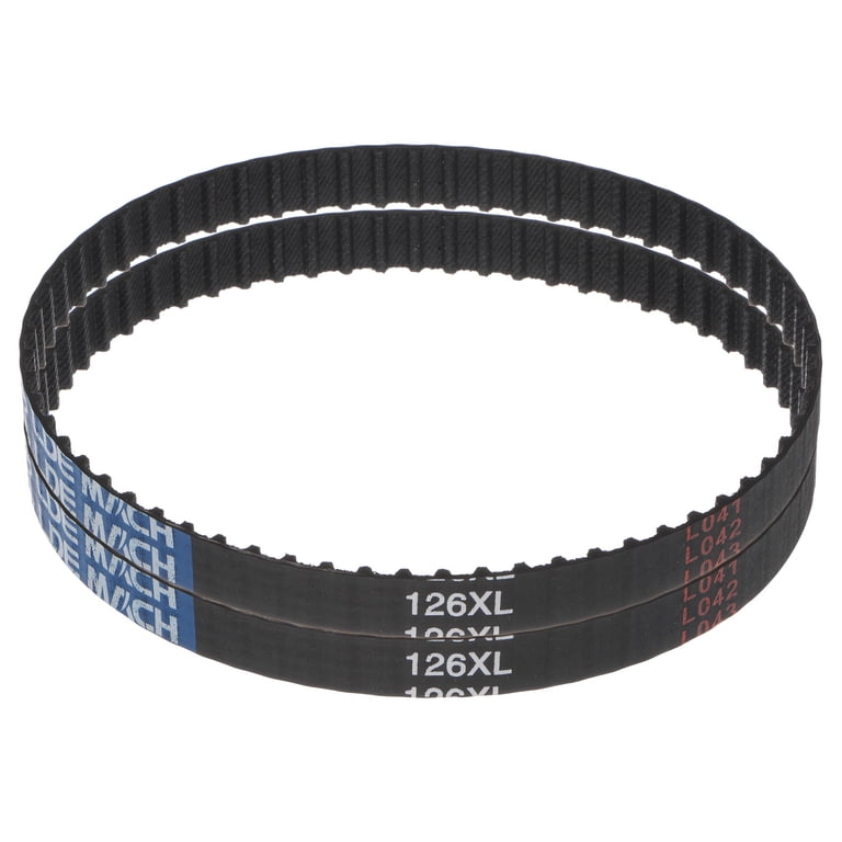 Fielect 1Pcs 5M330 Timing Belt Power Grip Cogged Toothed Timing Belt Black Rubber 330mm Length