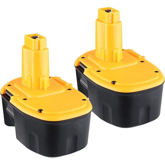2 Packs 14.4 Volt 3600mAh Ni-Mh DC9091 Battery Replacement for Dewalt 14.4V DW9094 DW9091 DC9094 DE9091 DE9092 DE9038