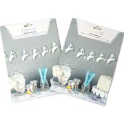 2 Packs - 15 Colorful Iridescent Unicorns Garland Party Banner - 8 Feet Long - Pack of 2