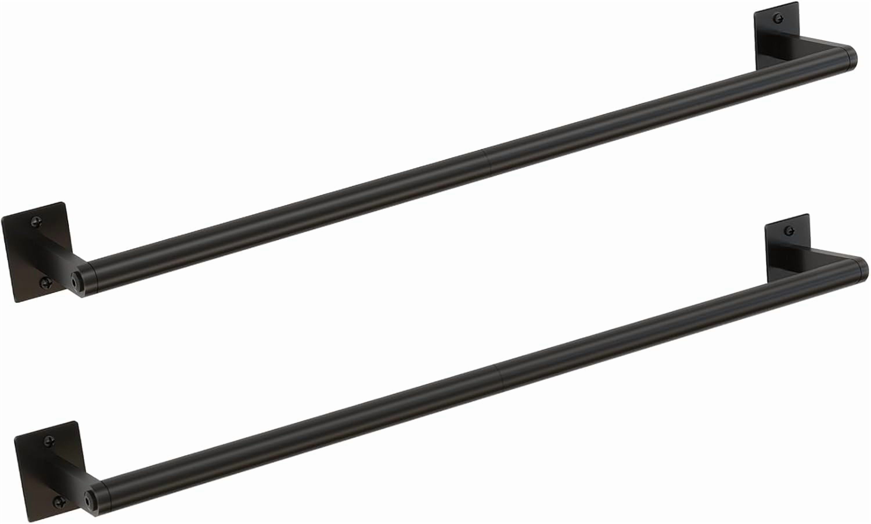 2 Packs 24 Inch Bathroom Towel Bar, Matte Black Towel Racks for — free download