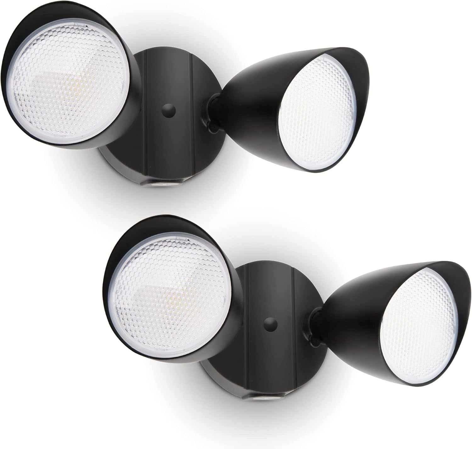 2Packs 2500 Lumen 32 Watt 28 LED DualHead Floodlight Outdoor, Full