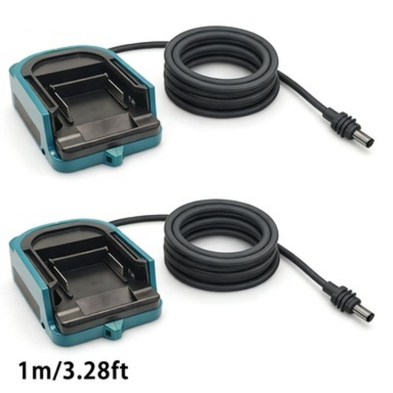2 Packs 3.2FT For Makita Battery to Starlink Mini DC Power Cable Adapter, Plug-and-Play, Portable Charging Cord for Outdoor Starlink Mini Device Power Supply
