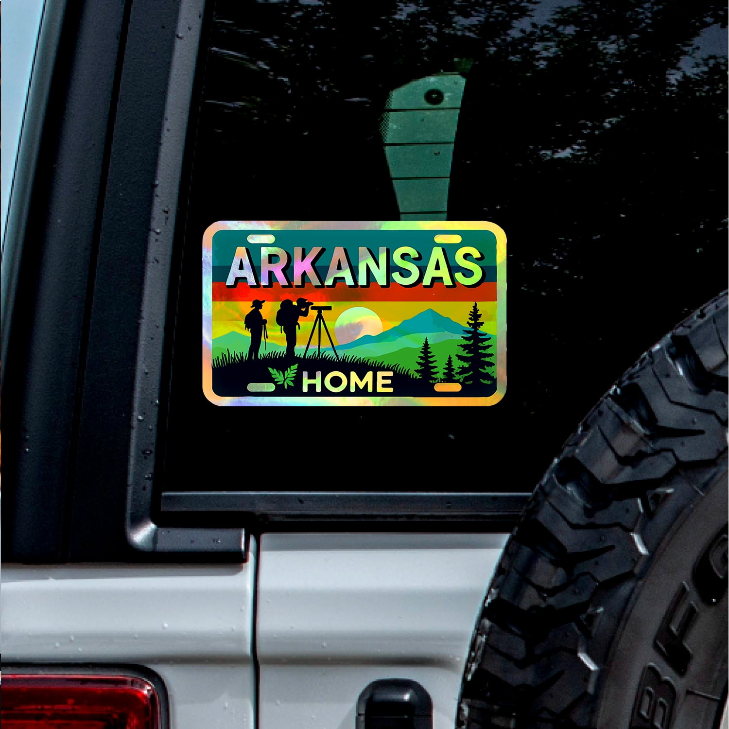 (2 Packs, 3.8'' X 2.3'') Sticker Of Usa All State License Plate For Car ...