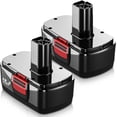 thumbnail image 1 of 2 Packs 4.5Ah Ni-Mh Diehard 19.2V C3 Battery Replacement for Craftsman 19.2 Volt Batteries 315.pp2011 315.pp2020 315.113753 130279005 1323903 11375 315.115410, 1 of 11