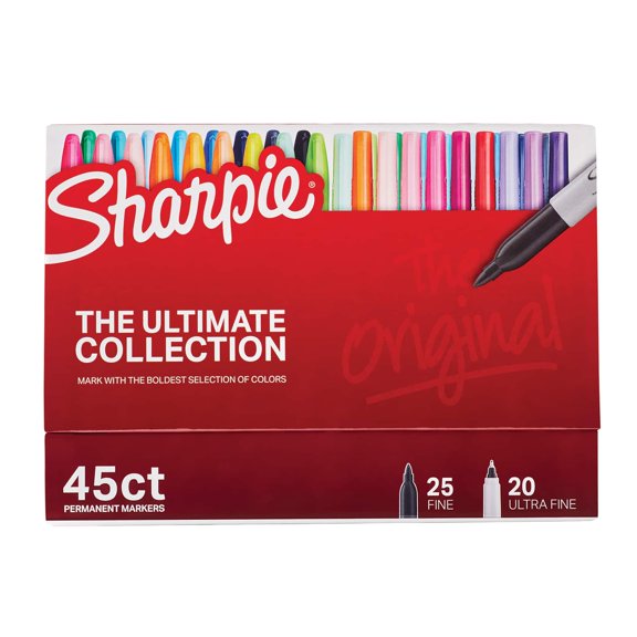 Sharpie The Ultimate Collection Permanent Markers, 2 Packs: 45 ct. (90 total)