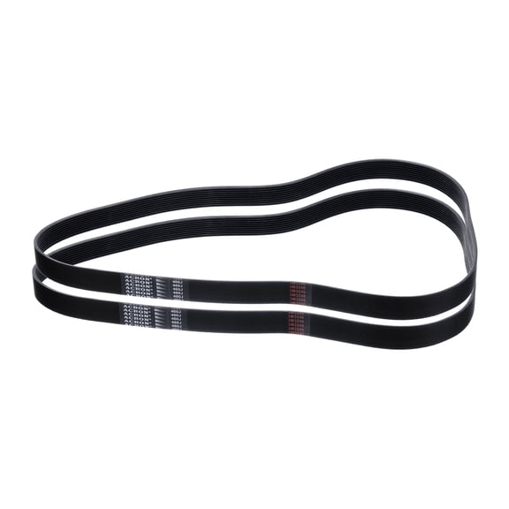 2 Packs 460J10 PJ V-Ribbed Belt 10 Ribs 46" Length x 0.92" Width x 0.14" Height, EPDM Poly V Belt
