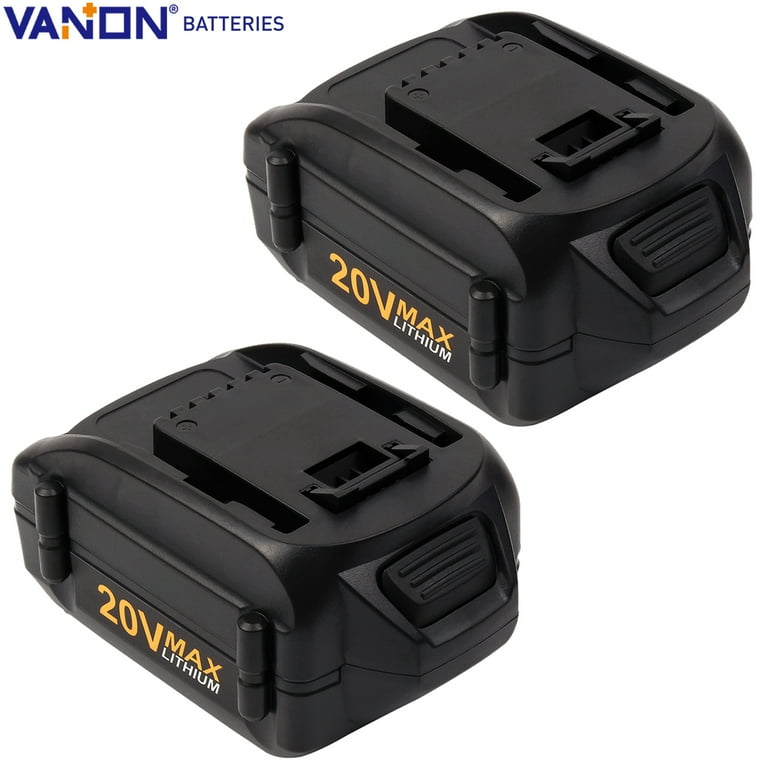2 Packs 6.0Ah Lithium WA3578 WA3575 Battery Replacement for Worx Battery 20v WA3520 WA3525 WG151s WG155s WG251s WG255s WG540s WG545s WG890 WG891 20 Volt Batteries Walmart