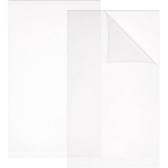 2 Packs 8.7x14.9inch Acrylic Die Cutting Plates Transparent Acrylic Panel Sheets for Die Cutting Work 3mm Thick Clear DIY