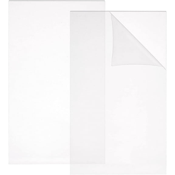 2 Packs 8.7x14.9inch Acrylic Die Cutting Plates Transparent Acrylic Panel Sheets for Die Cutting Work 3mm Thick diy
