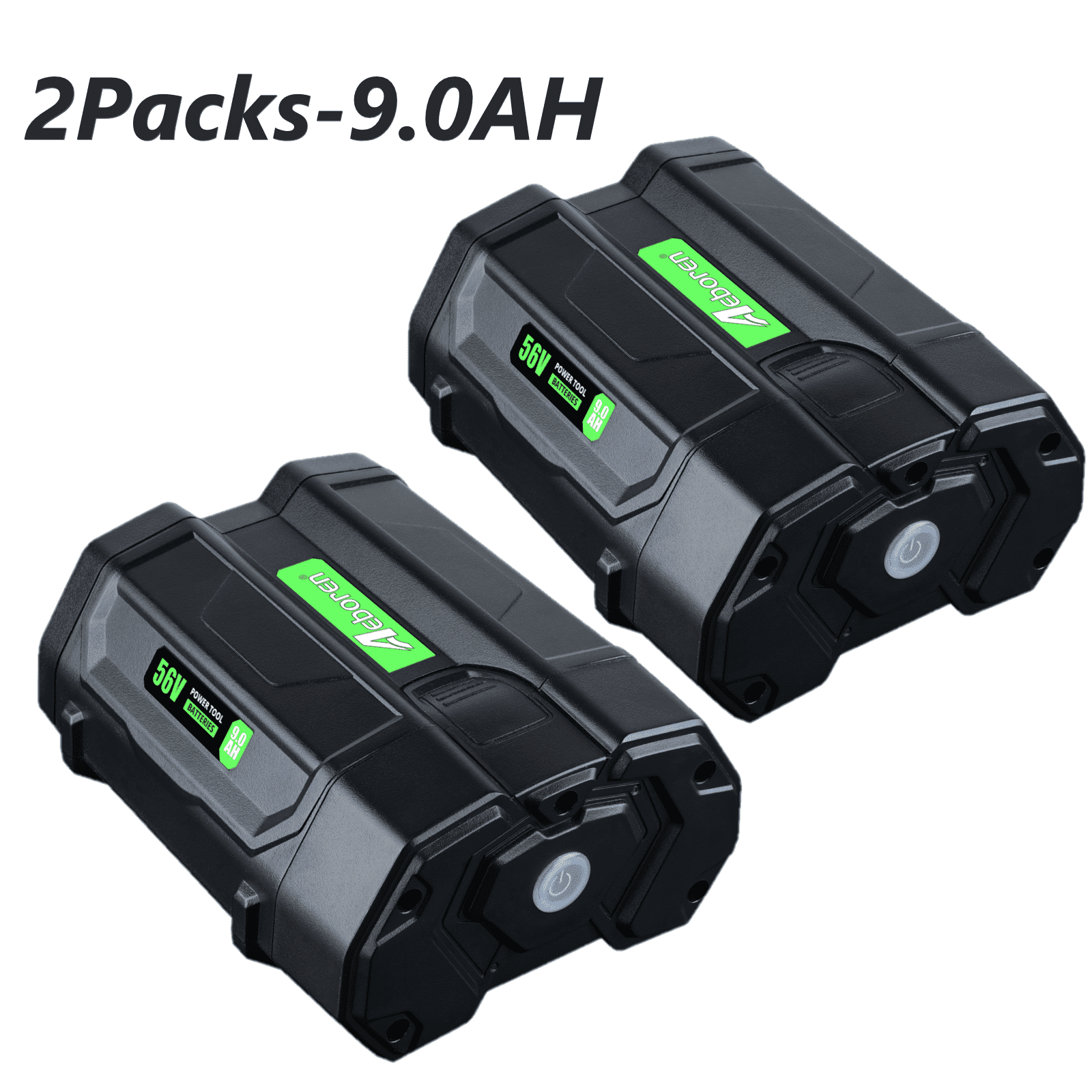 2 Packs 9.0Ah 56V Battery Replacement for EGO 56V Battery BA5600T BA2800T BA4200 Compatible with EGO 56V Power Tools