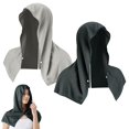 thumbnail image 1 of 2 Packs Absorbent Cooling Hoodie Towel Wraps, Quick-Drying Cooling Towels for Neck Instant Soft Scarf Face Sun Protection Men Camping Sports Gym Hot Weather Outdoor B, 1 of 7