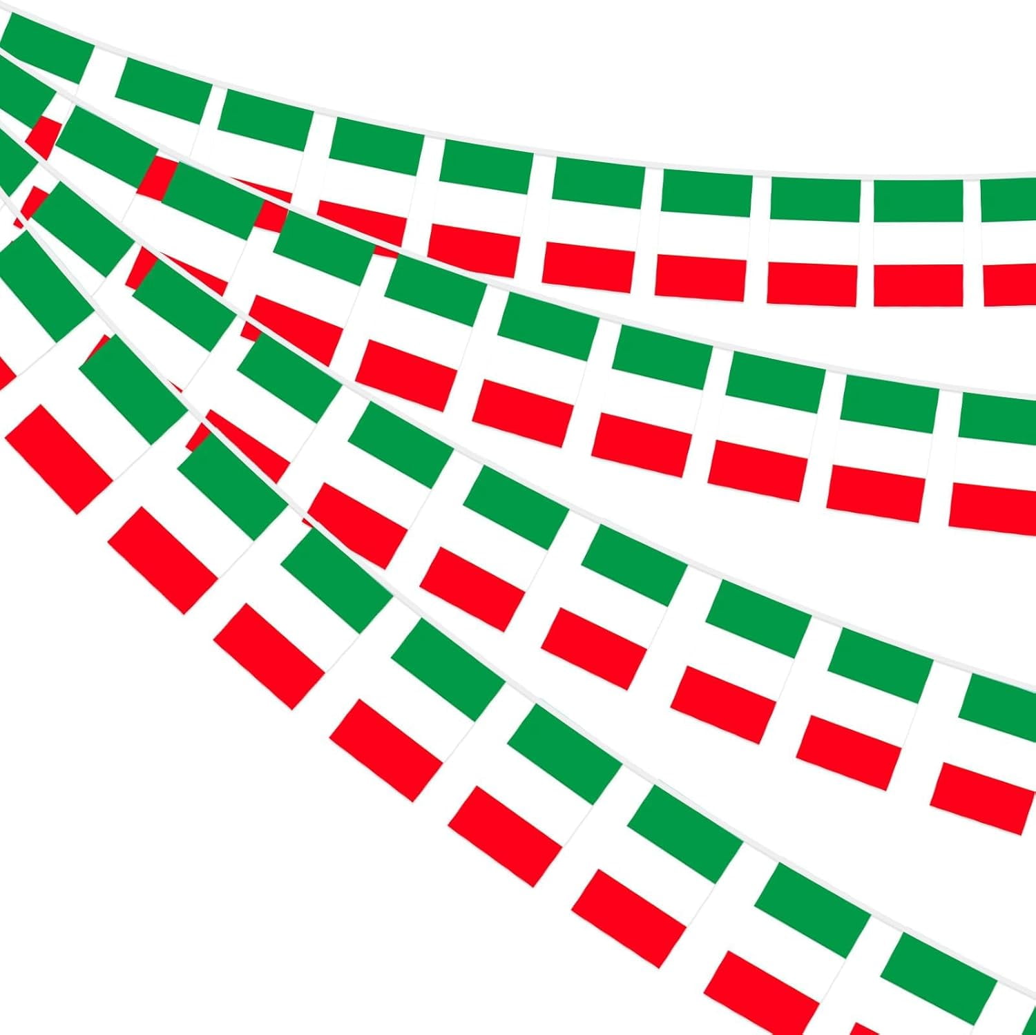 2 Packs American USA String Flags for 4th of July Decorations, 30 PCS ...