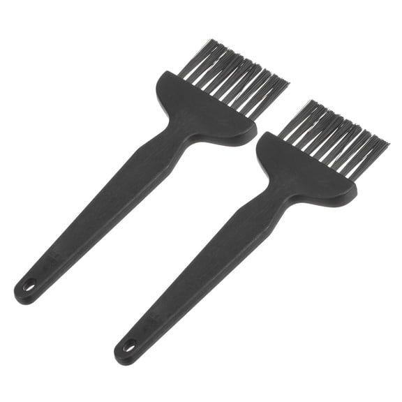 2 Packs Anti Static ESD Brush Plastic Handle Nylon Lab Cleaning Brushes for Electronics 25x40mm Bristles