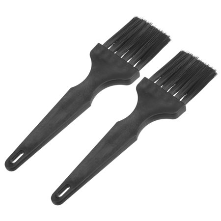 2 Packs Anti Static ESD Brush Plastic Handle Nylon Lab Cleaning Brushes for Electronics 40x40mm Bristles