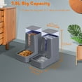 thumbnail image 1 of 2 Packs Automatic Pet Feeder and Waterer Set,  Feed for Cats Dogs, 1 Gallon x 2, 1 of 6