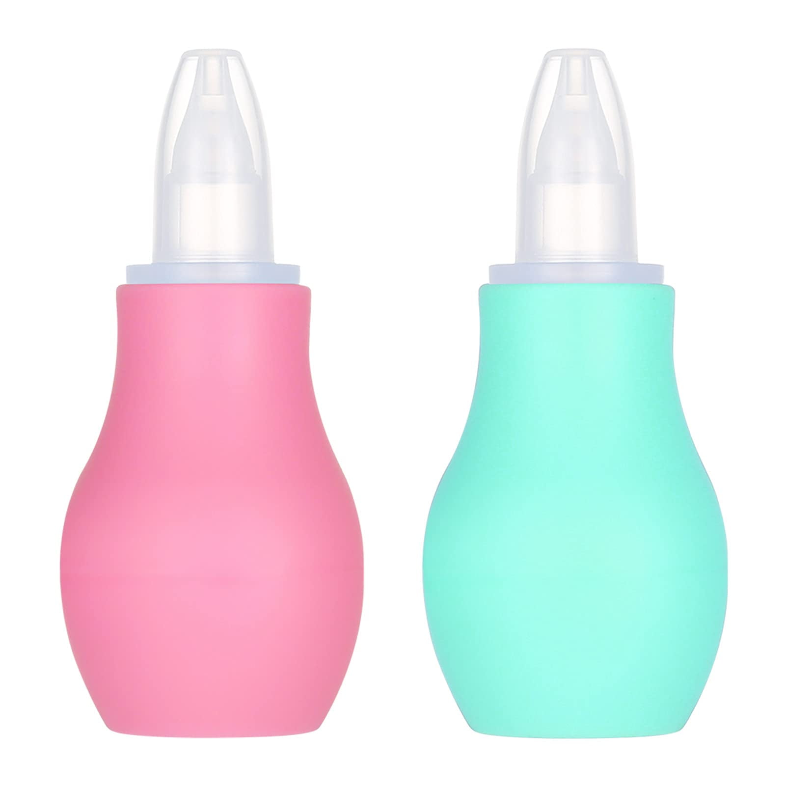 2 Packs Baby Nasal Aspirator, Nasal Aspirator Newborn, Baby Nose Sucker