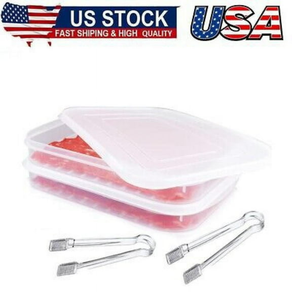 2 Packs Bacon Keeper Plastic Deli Meat Container for Fridge with Lids Airtight