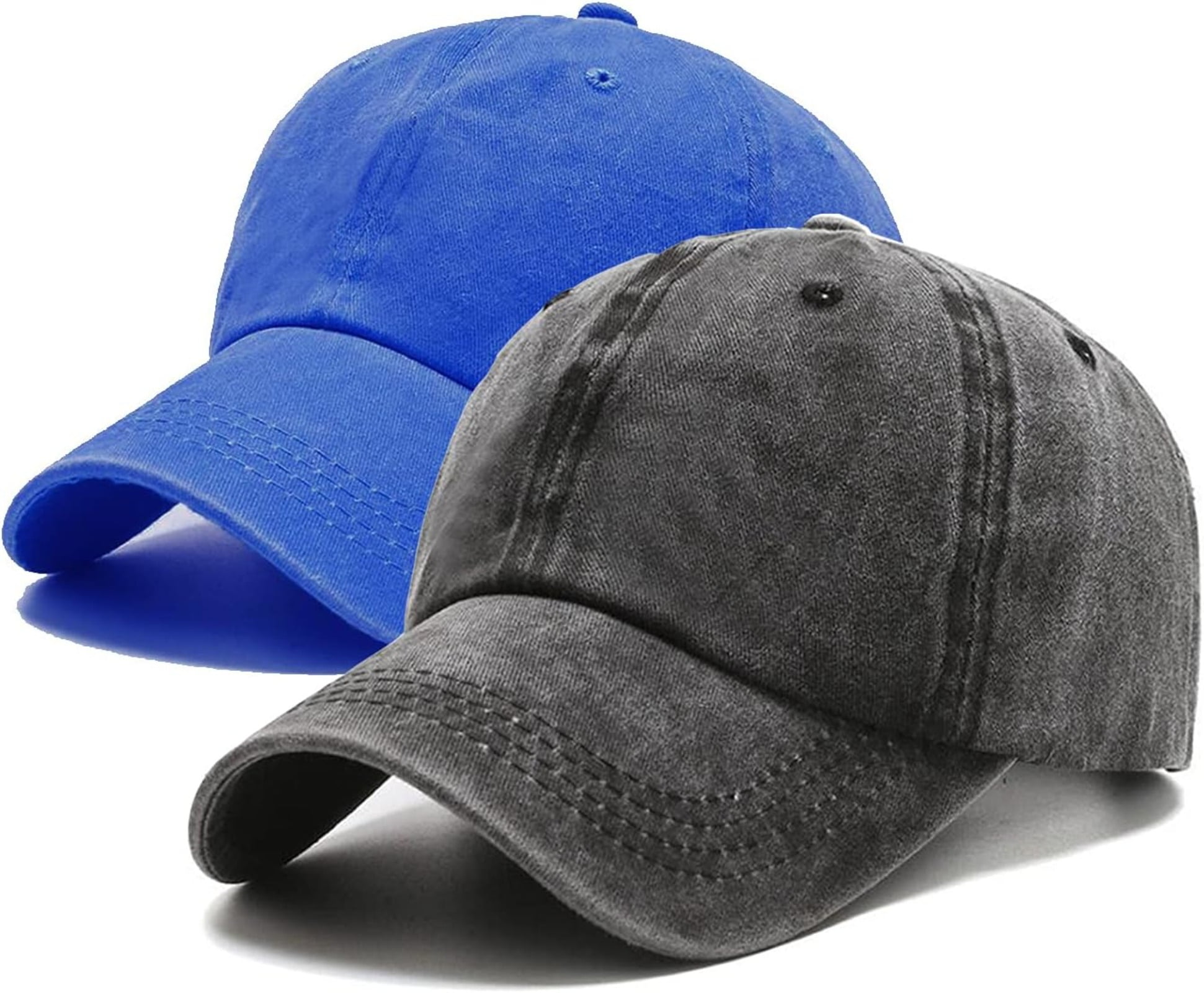 2 Packs Baseball Cap Golf Dad Hat Adjustable Low Profile  display picture 1
